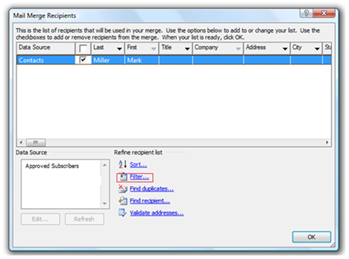 Creating Mailing Lists Part 6