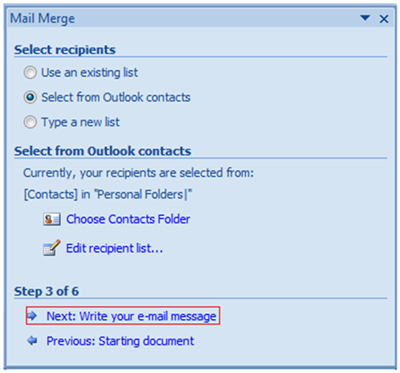 Creating Mailing Lists Part 6