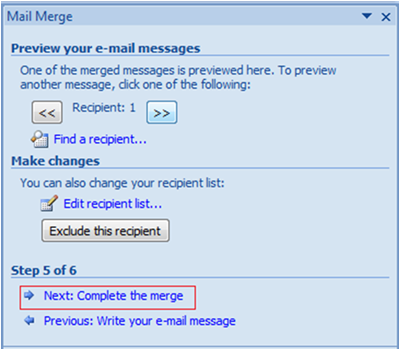 Creating Mailing Lists Part 6