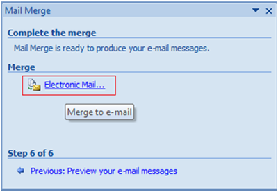 Creating Mailing Lists Part 6