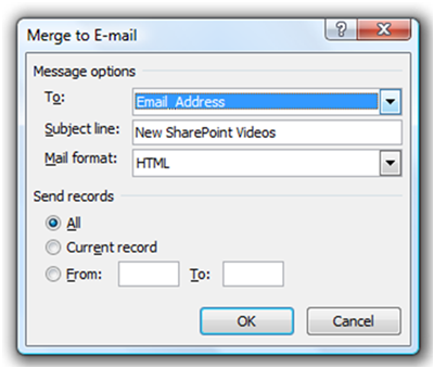 Creating Mailing Lists Part 6