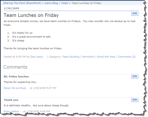 Discussion Board Vs. Blog