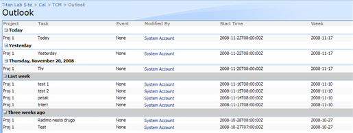 Grouping in Lists and Libraries, Outlooks Style