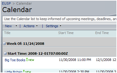 Outlook Grouping